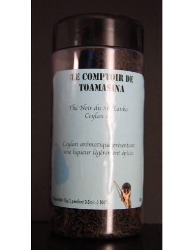 Thé Noir de Ceylan Pettiagalla en  boite de 100g