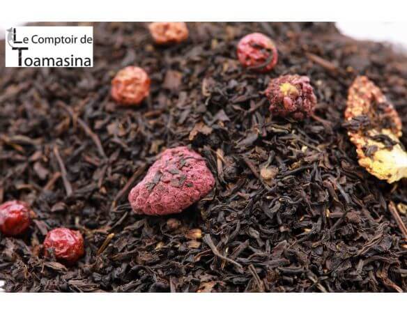 Thé Noir parfumé aux fruits rouges