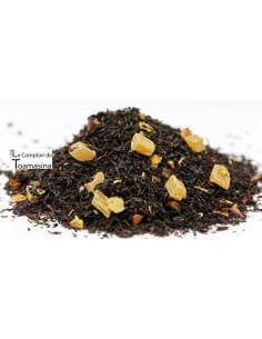 Acheter du thé noir parfumé en ligne orange, cannelle Ananas