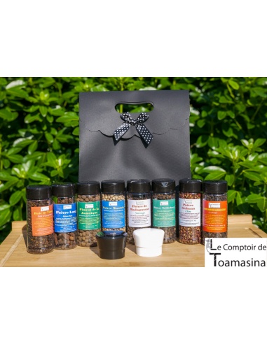 Coffret découverte 8 poivres