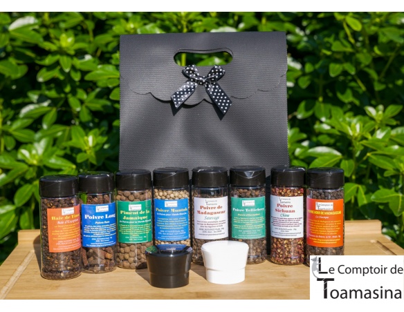 Coffret découverte 8 poivres