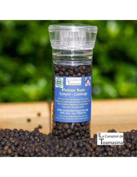 Black Pepper Kampot IGP - Grinder