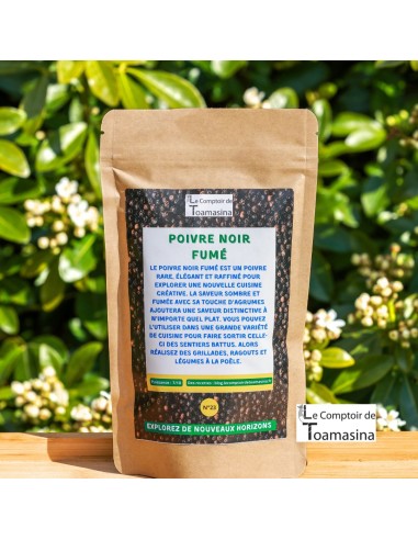 Poivre Noir fumé en sachet