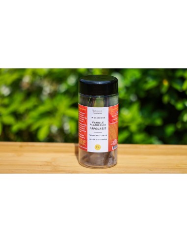 Boite à vanille avec de la vanille grand cru