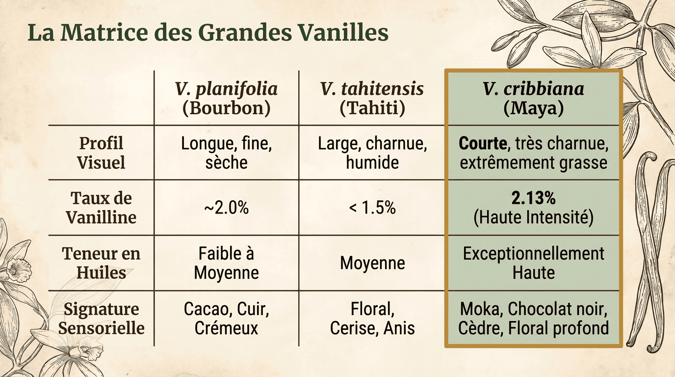 Vanilla Cribbiana pods world vanillas