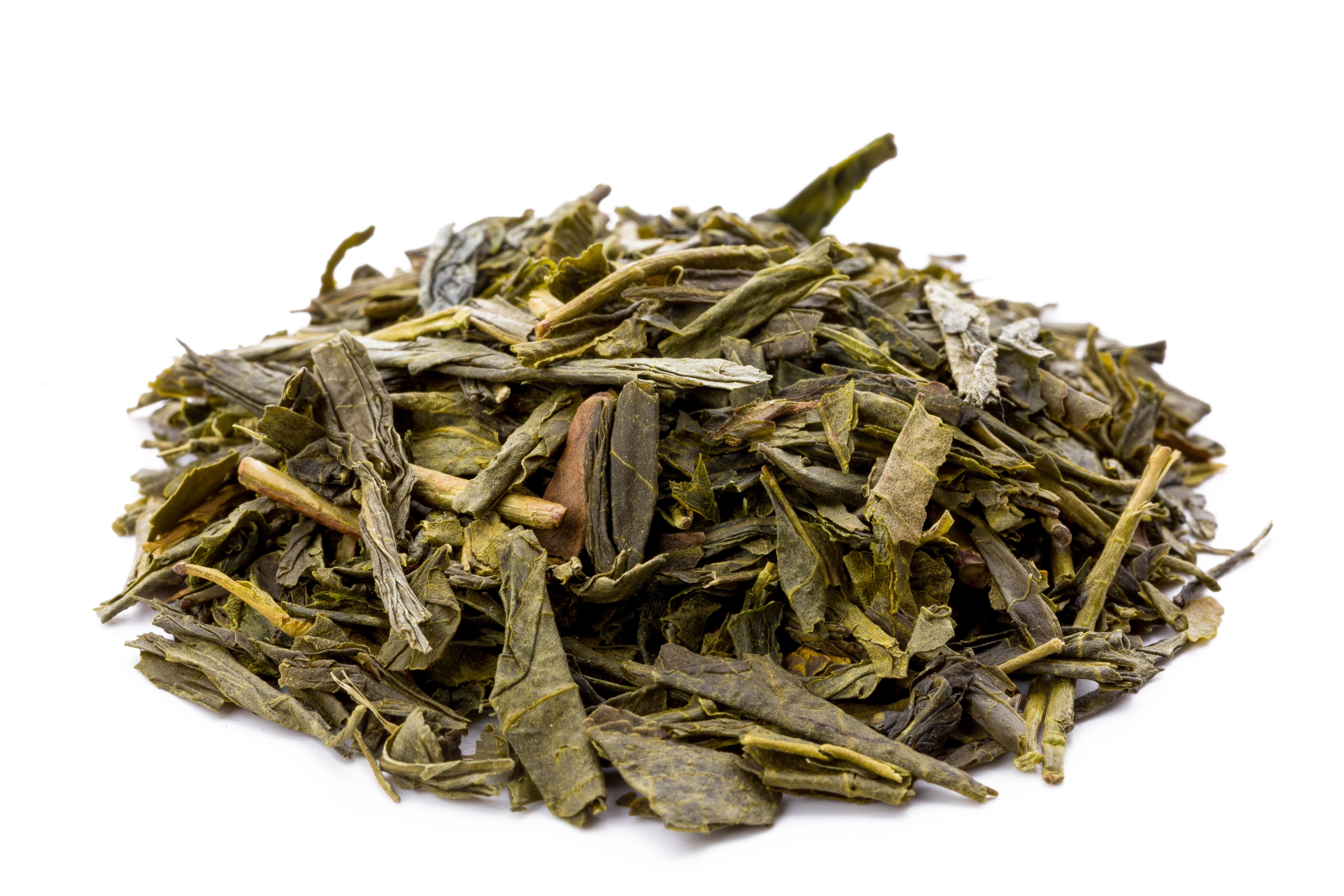 Chá Verde Bancha Japonês em Folhas