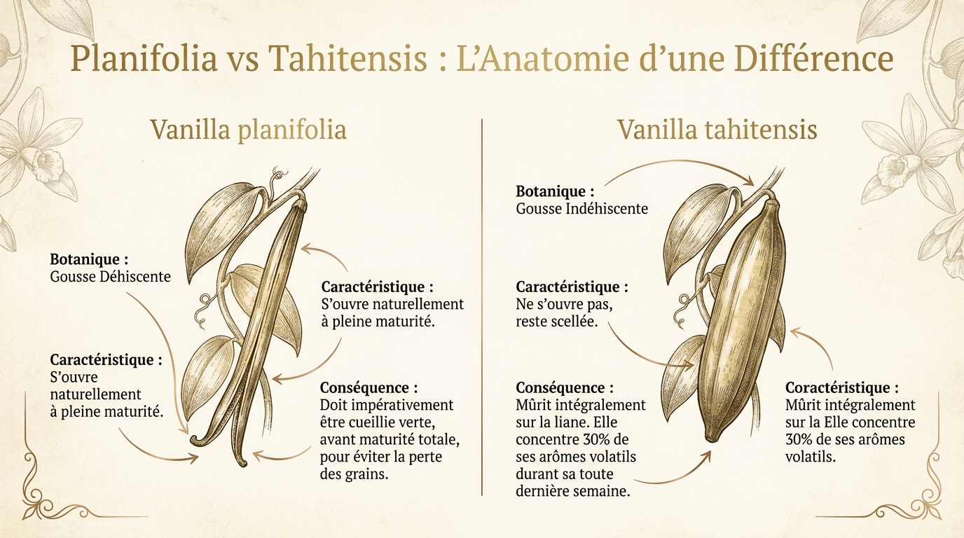 Tahiti or Planifolia vanilla: The differences