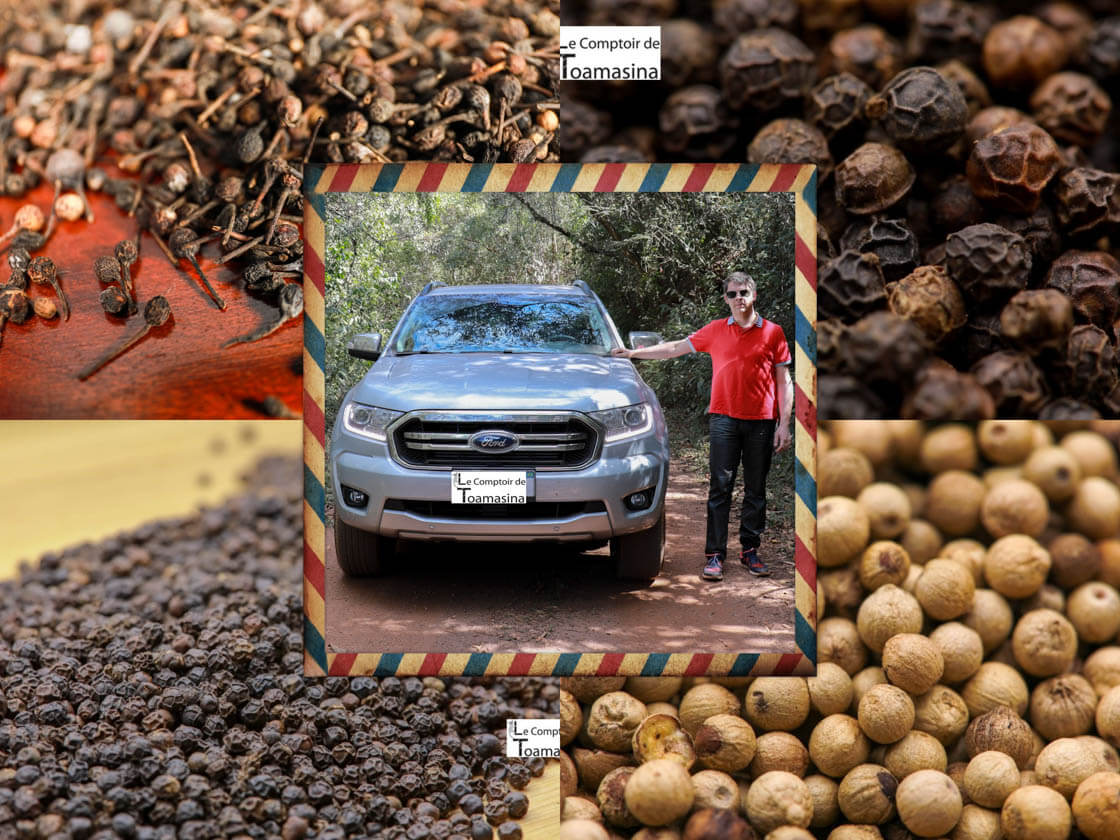 Coffret de poivre au kilo Le Comptoir spécialiste des Poivres